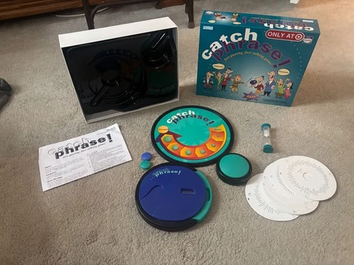 VINTAGE Catch Phrase Game COMPLETE WORKS Parker Brothers 1994 2007 90s Words