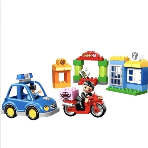 LEGO Duplo My First Police Set (10532) Police Car Retired Rare 100% Complete