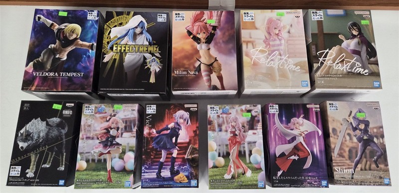 Reincarnated as a Slime Tensura Lot of (11) Figures Shion Shuna Rimuru ALL MIB