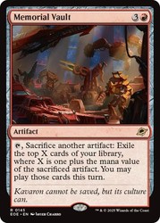 Memorial Vault #145 Foil Edge of Eternities MTG Rare