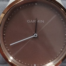 Garmin Vivomove HR Watch Rose Gold Color With White Band - Parts/Repair