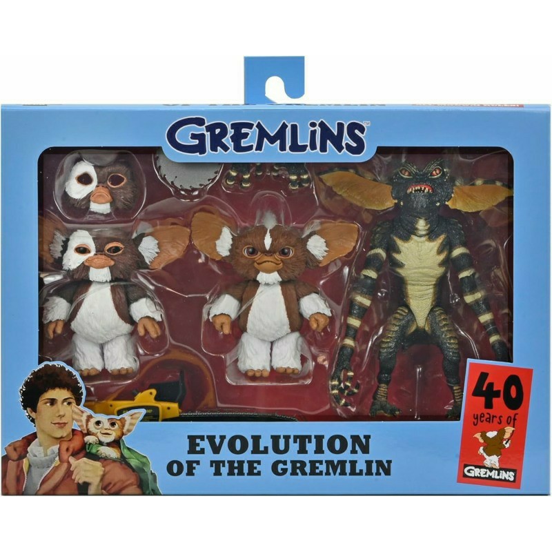 NECA - Gremlins - 7 Scale Action Figures - Evolution of a Gremlin 40th Anniversa