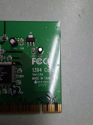 FIREWIRE IEEE 1394 3 PORT FIRE WIRE CONTROLLER CARD FOR PC