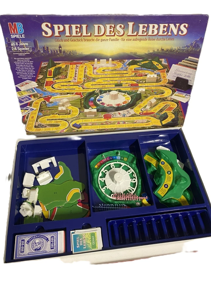 MB Spiele Spiel des Lebens 100 Jahre Version 1995 Jubiläumsausgabe vollständig - Bild 3 von 4