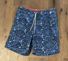 Lands' End Men  s Swim Shorts Mesh Lined Swim Trunks Men  s Size Medium