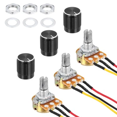 WH148 Potentiometer B10K Ohm 3x 20cm JST-XH2.54 Draht Für Audio Lautstärke - Bild 1 von 4