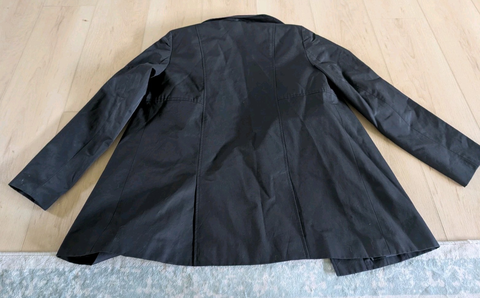 Talbot's Black Basic Outdoor Jacket Size 8  Missi… - image 4