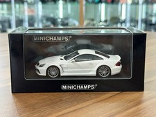 Mercedes-Benz SL65 AMG Black Series R230 Minichamps [1/43 Diecast – Matt White]