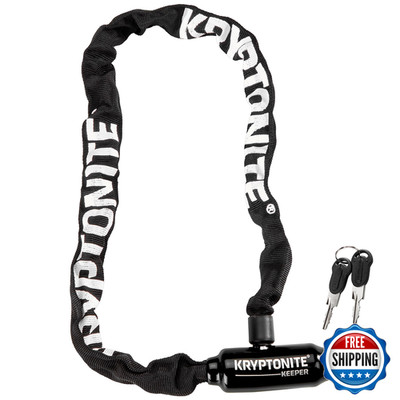 Kryptonite Keeper 585 Bike Chain Lock 2.7 Feet Long Heavy Duty Anti-Theft
