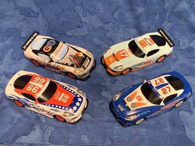 Scalextric 1:32 Scale Dodge Viper Slot Car Race Track + 4 Cars Gulf Game Store