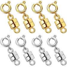 Strong Magnetic Necklace Clasps and Closures,Gold and Silver Plated