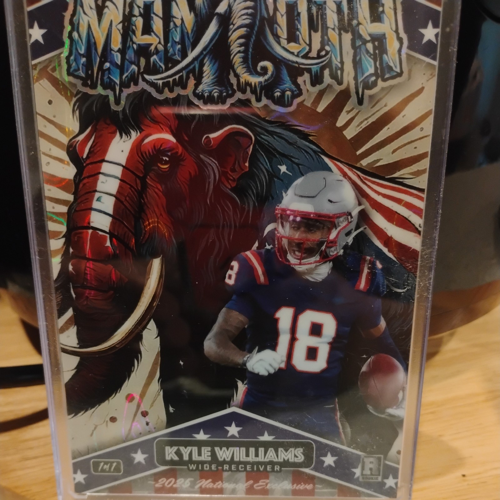 2025 Wild Card Alumination Mammoth - Kyle Williams - Kaleidoscope Foil 1/1 (RC)