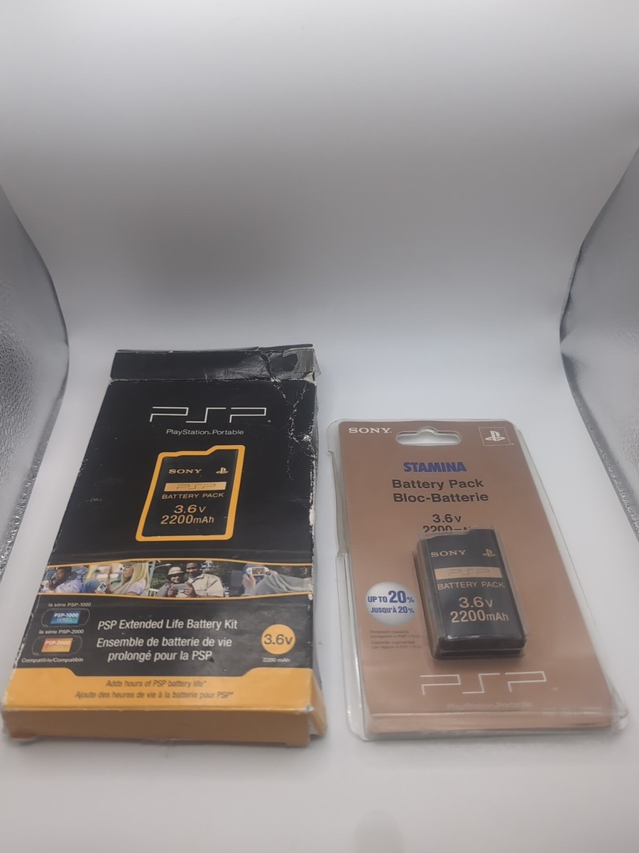 【新品】PSP SONYソニー純正スタミナバッテリーパック3.6V2200mAh OEM Sony PSP Stamina Battery Pack 3.6 v 2200mAh Brand New | eBay