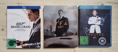 James Bond 007 Casino Royale Ein Quantum Trost Skyfall Steelbook Spectre Blu-ray