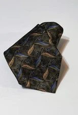 Geoffrey Beene Men’s Silk Necktie 58 Inches Green