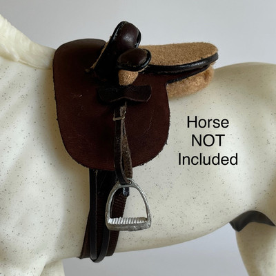 Handgefertigter Breyer Traditional Seitensattel im Maßstab 1:9 *gebraucht*