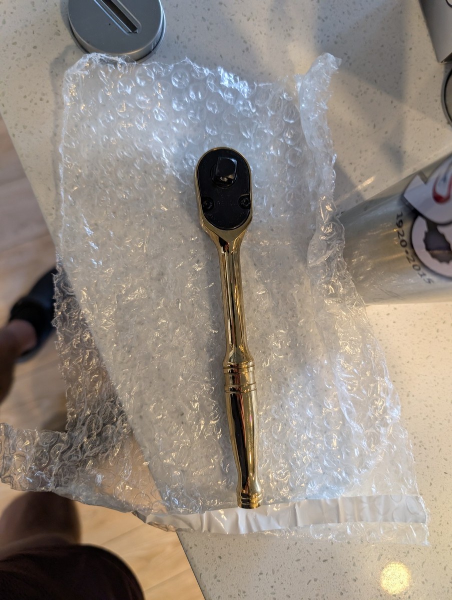 Snap on Tools 95th Anniversary Limited Edition Gold F80 Ratchet