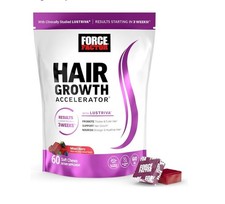 Accelerator Soft Chews, Hair Growth Vitamins For Women Force Factor Hair Growth