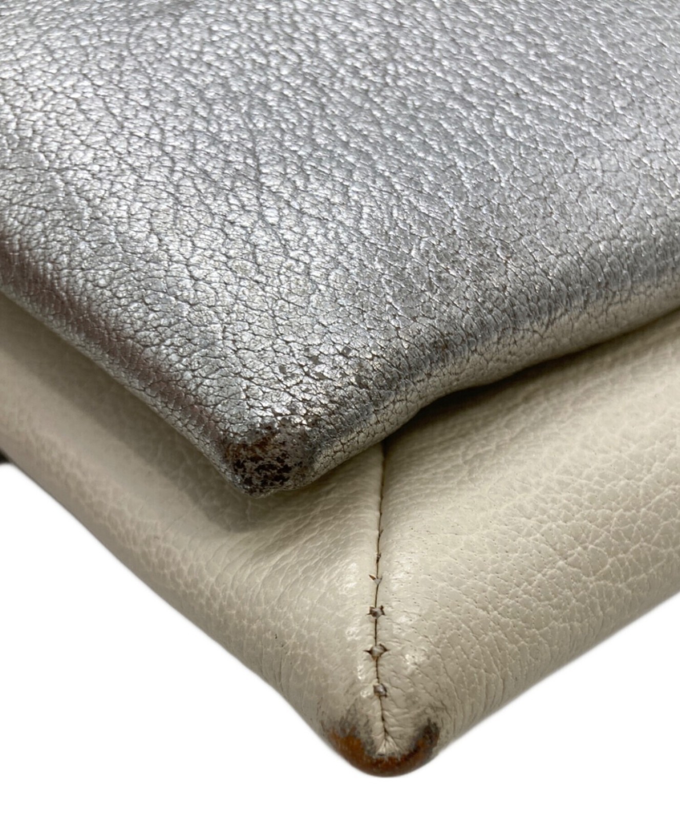 GIVENCHY Authentic Silver Color Shoulder Bag Logo… - image 10