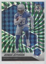 2021 Panini Mosaic Rookies Green Swirl Prizm 4/11 Jermar Jefferson #375 8em