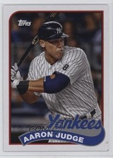 2023 Archives 1989 Topps Doubleheaders Aaron Judge Derek Jeter #89DH-11 HOF v5j