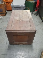 Antique ￼Oak File Filing ￼Cabinet Wood Storage Box Drawer