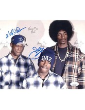 Daz & Kurupt signed 8x10 Photo Tha Dogg Pound Rapper Rap JSA Authentication