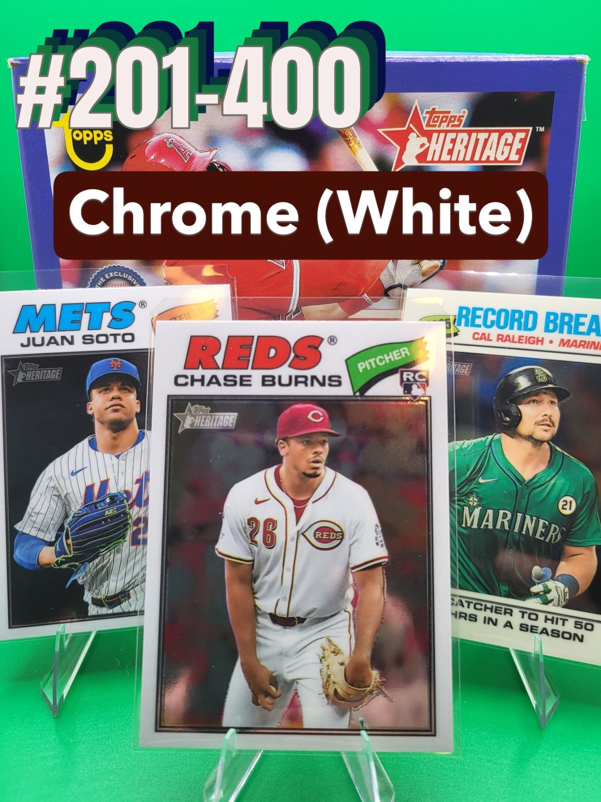 2026 Topps Heritage Chrome Pick your Player Complete your Set #201-400