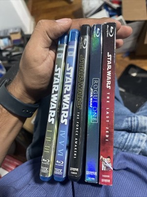 Star Wars Blu Ray Movies Lot Of 9. 