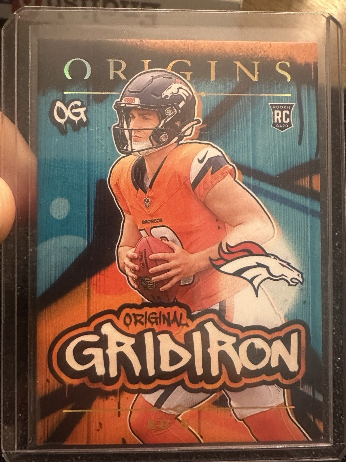 🔥🔥2024 Panini Origins BO NIX ROOKIE Original Gridiron (OG) - Bo Nix (RC) #19🔥