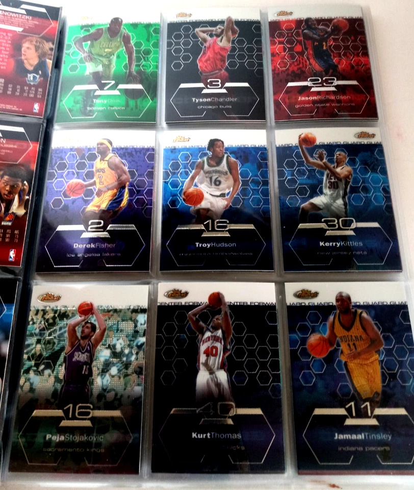 2002-03 TOPPS FINEST COMP. SET 1-100 CARDS  KOBE A LAKER, JORDAN A WIZARD - Image 2 of 4