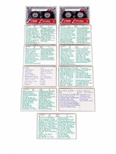 Mixed Assorted Vintage 50s  60s Doo-wop Cassette Tape Lot of 11 Oldies Classic
