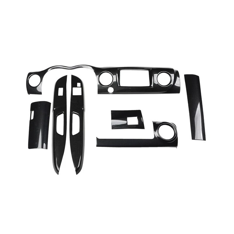 Pegatinas de carbono ABS para puertas Nissan NV350 Urvan E25 Cavaran E26 2017-2023 Foto 2 de 4