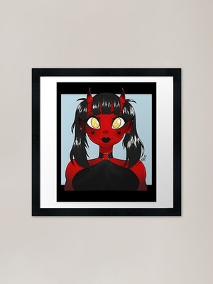 Oni-Chan Grafik gerahmter Kunstdruck gerahmt Wandbild Poster Leinwanddruck Bild