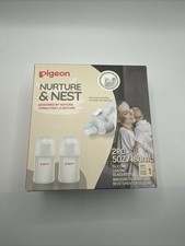 Pigeon Wide Neck Nursing Baby Bottle Anti-Colic 5 Oz 2 Pack