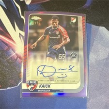 Topps Chrome MLS 2025 Kaick FC Dallas Autograph Rookie /75 Soccer Card