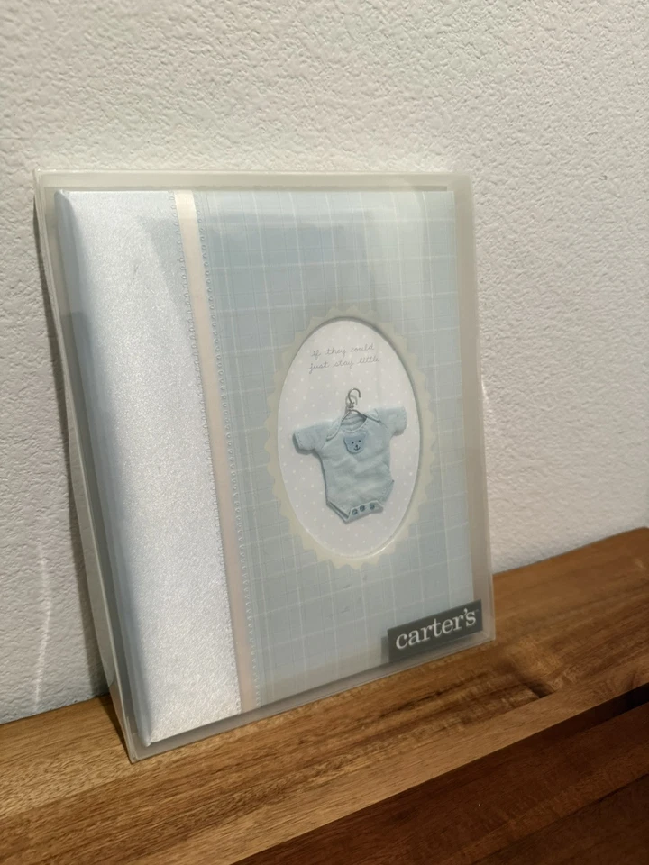 Carter’s Blue If They Could Just Stay Little 2005 RECORD BABY BOOK ÁLBUM DE MEMORIA Foto 2 de 4