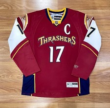 ILYA KOVALCHUK ATLANTA TRASHERS NHL REEBOK PREMIER HOCKEY ALTERNATE JERSEY SZ. L