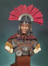 1/8 Scale Roman Centurion Bust Resin Model Figure Historical Miniature Unpainted