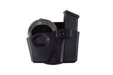 Safariland 573 Open Top Magazine and Handcuff Pouch STX Plain Black GLOCK 17/22
