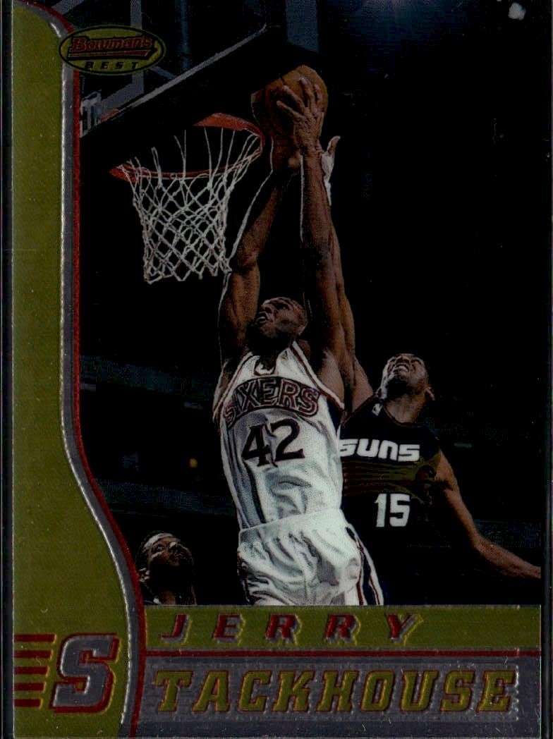 Jerry Stackhouse 1996-97 Bowman's Best Philadelphia 76ers Refractors