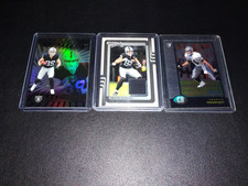 Charles Woodson RC 1998 Bowman Chrome Max Crosby Jersey Brock Bowers Lot Of 3