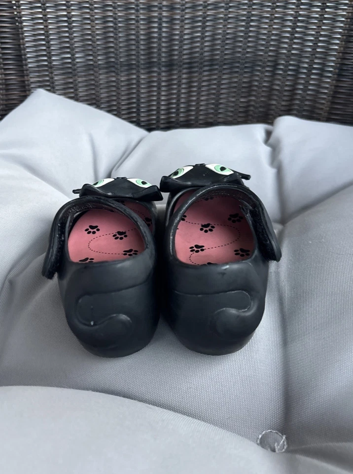 Мини Melissa Ultragirl II черный кот Мэри Джейн девочек размер 7 ребенка ясельного возраста крюк и петля - Изображение 4 из 4