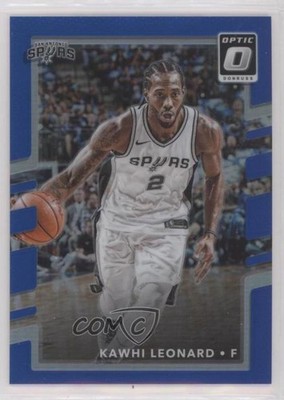 2017-18 Panini Donruss Optic Blue Prizm 31/49 Kawhi Leonard #134 1yj