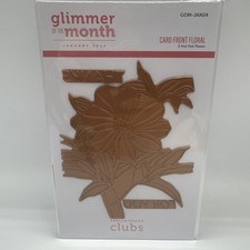 Spellbinders Card Front Floral Glimmer of the Month Jan 2024 GOM-JAN24 Hot Foil