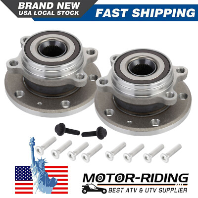 Pair Front Wheel Bearing Hub Assembly For Audi A3 Q3 TT VW Jetta/Beetle/Passat