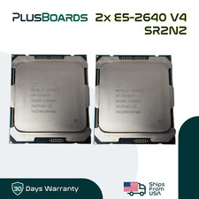 Lot of 2x Intel Xeon E5-2640 V4 2.40GHz 10C LGA 2011-3 25MB CPU Server Processor