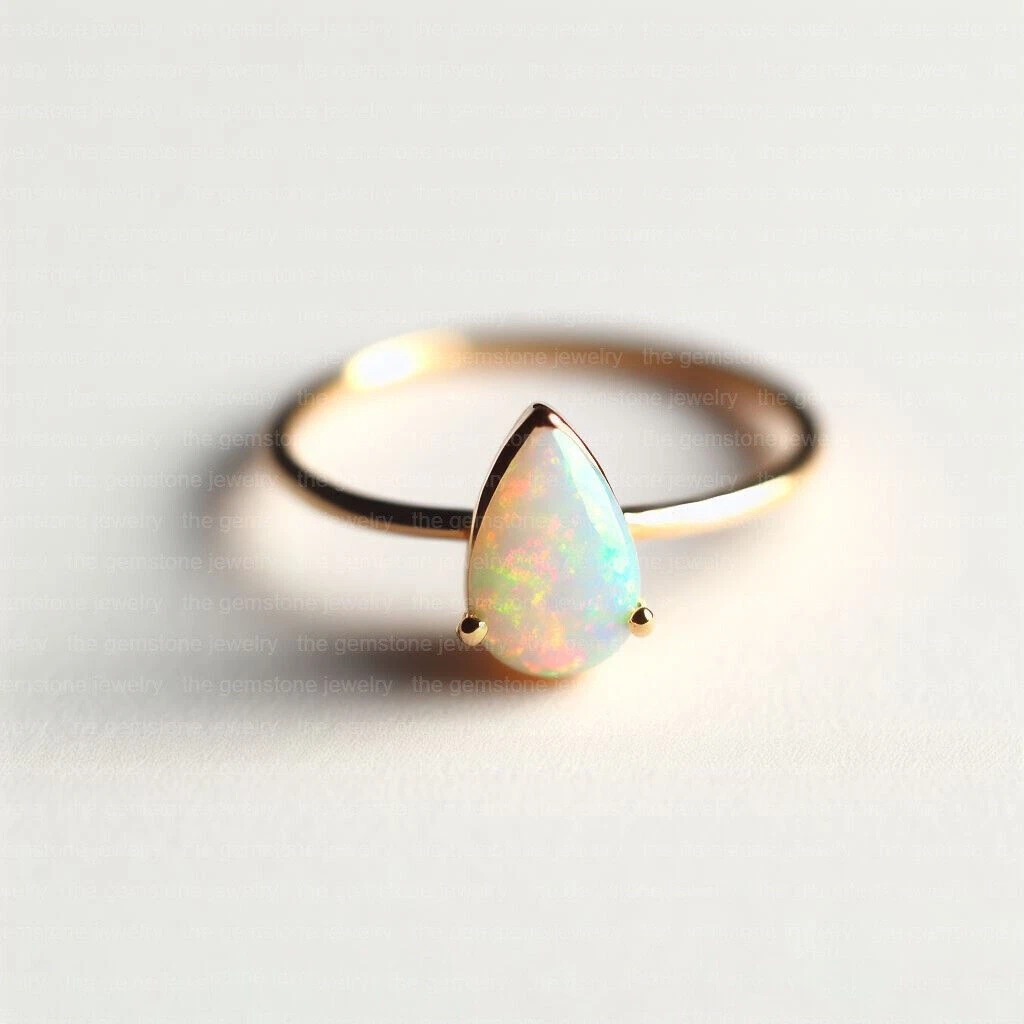 Natural opal rings store
