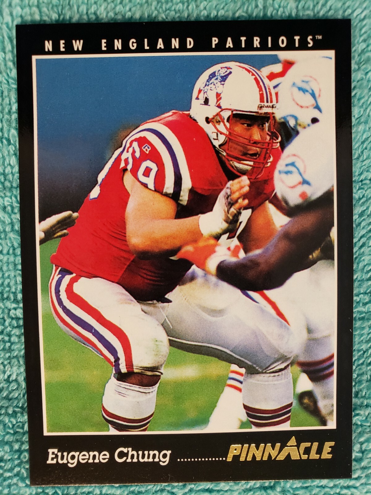1993 PINNACLE EUGENE CHUNG #232 NEW ENGLAND PATRIOTS