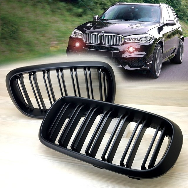 M Type Front Grill Grille FOR BMW X5Series F15 F85 X5 X5M Matt Black